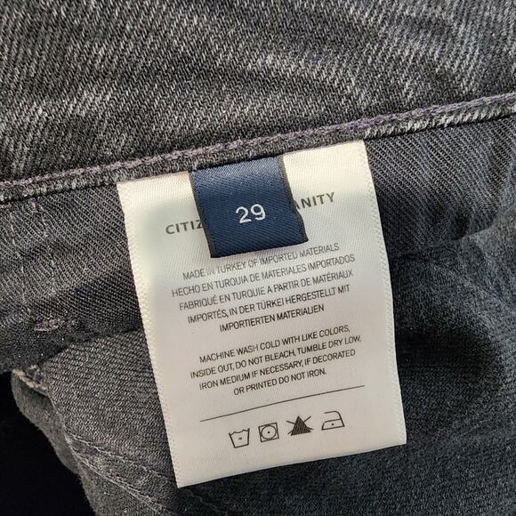 NWT Citizens of Humanity Racer Low Rise Slim Jeans Stormy Women's 29 - Picture 8 of 11